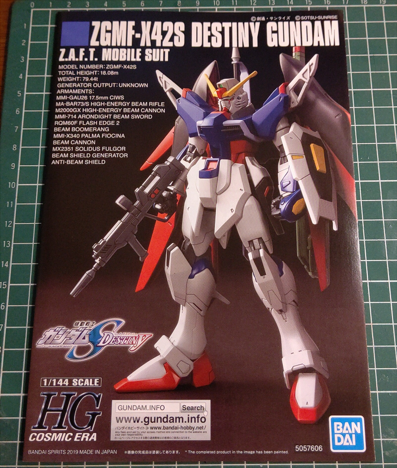 ガンプラ製作記]HGデスティニーガンダムSpecⅡクリアカラー