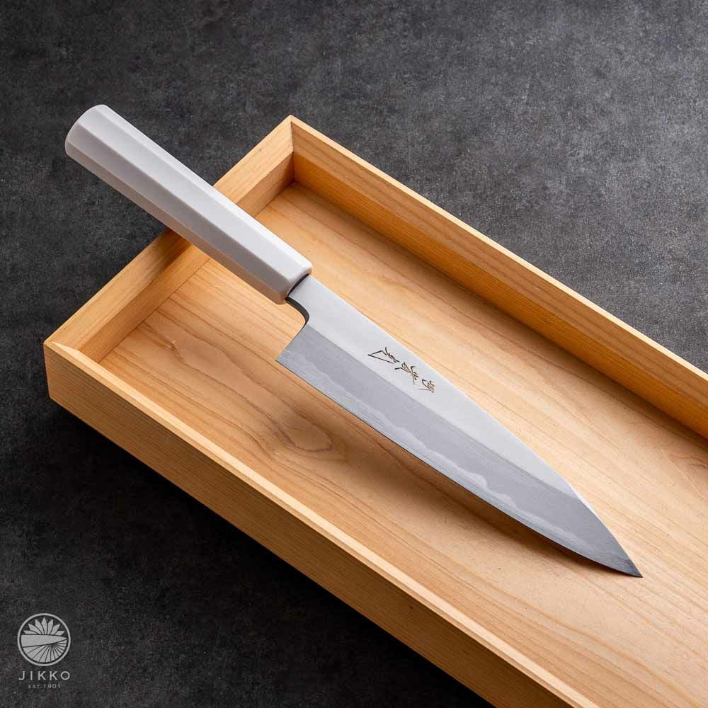 片刃牛刀】白紙2号 | 包丁通販なら明治33年創業の大阪 堺の實光刃物