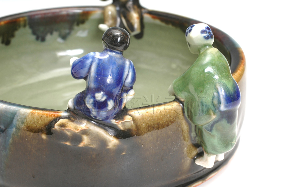 隅田焼大鉢石黒香ニ井上良斎