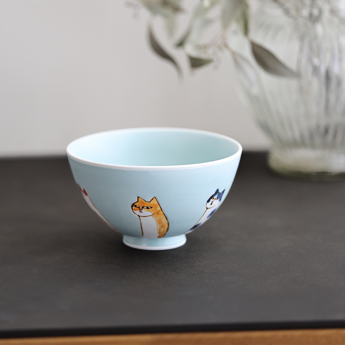 雑貨卸、雑貨仕入れ（マット猫 飯碗 コップ 日本製 波佐見焼) | 雑貨卸