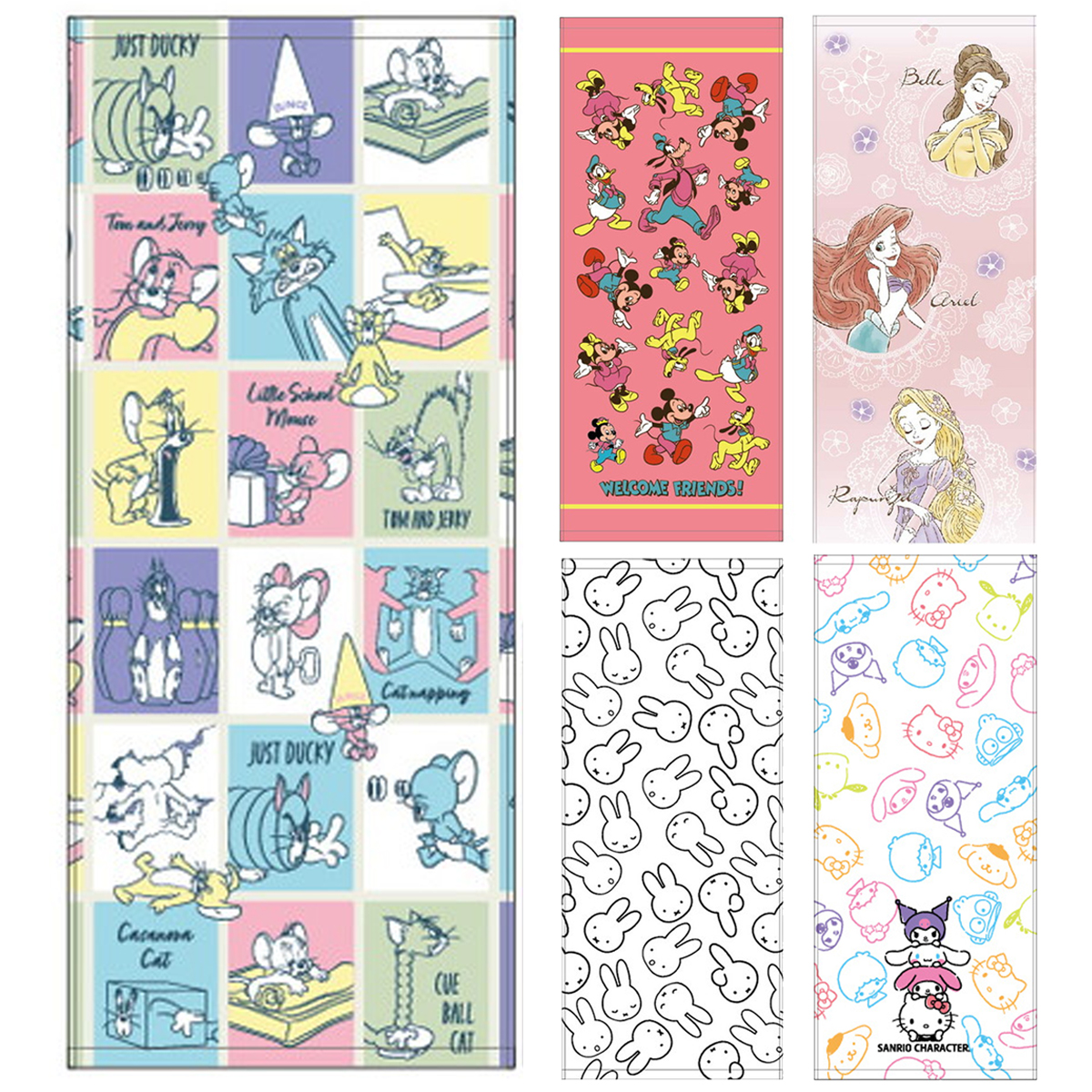 雑貨卸、雑貨仕入れ（キャラクター フェイスタオル1枚組 タオルギフト