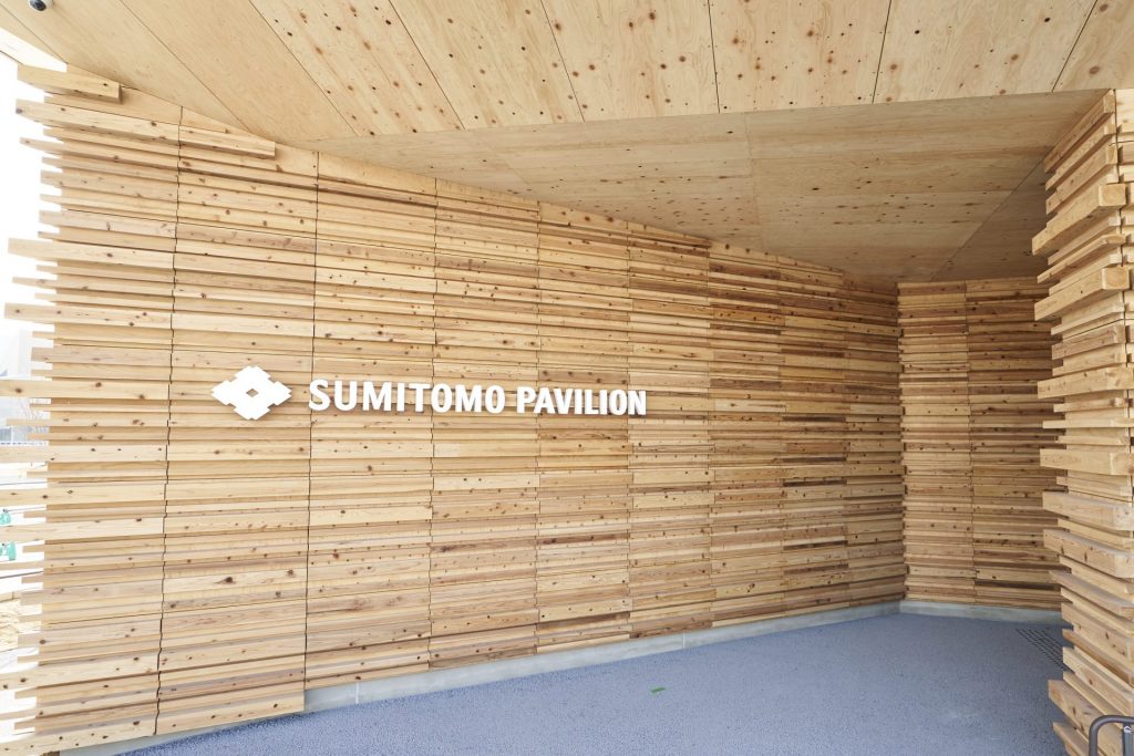 森のぬくもり、木の曲線美…大阪・関西万博「住友館」完成、1000本の