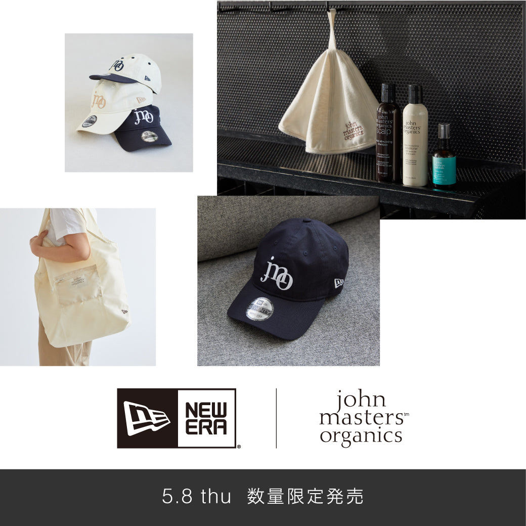 john masters organics × NEW ERA® – ジョンマスターオーガニック