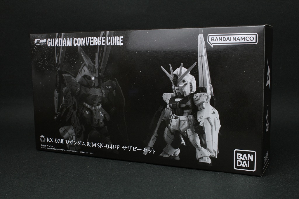 FW GUNDAM CONVERGE CORE RX-93ff νガンダム&MSN-04FF サザビーセット