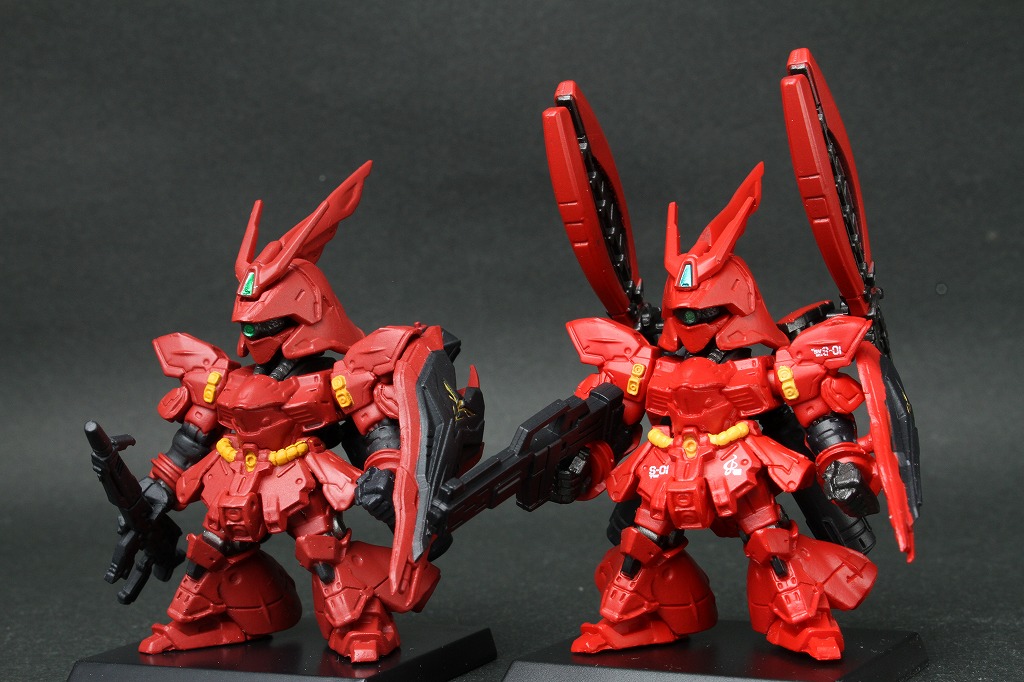 FW GUNDAM CONVERGE CORE RX-93ff νガンダム&MSN-04FF サザビーセット