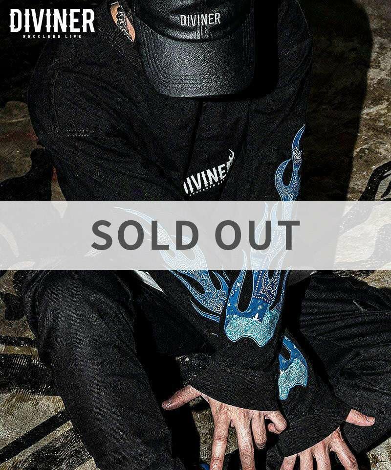 イグニス ロンT 長袖Tシャツ（ブラック）｜【公式】DIVINER