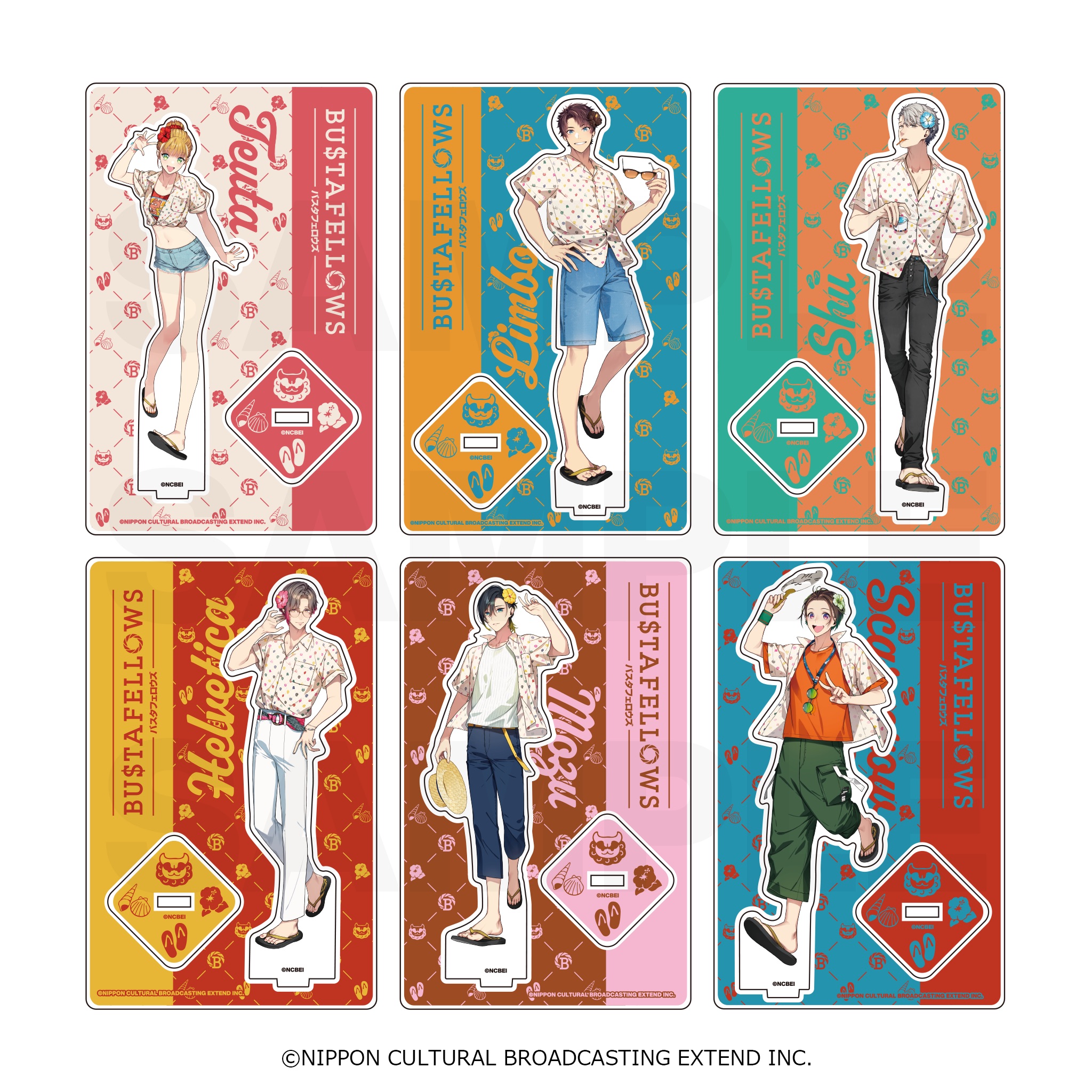 アクリルスタンドコレクション「#バスタフェin沖縄 RESORT style