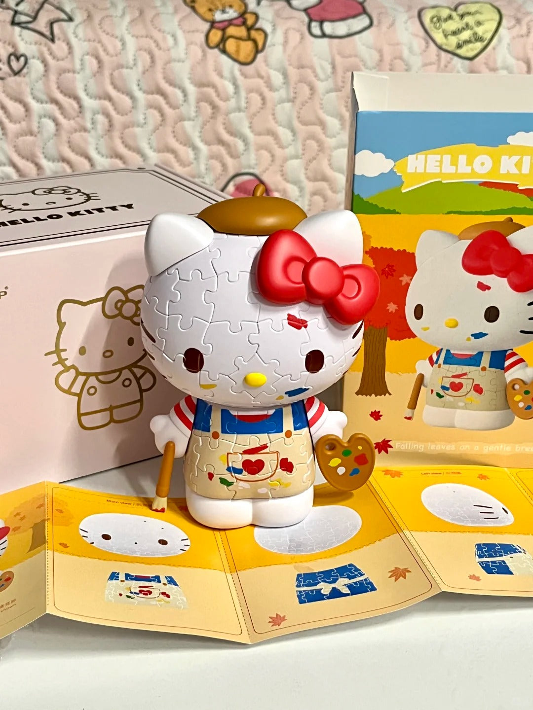 Sanrio Hello Kitty 50Th Anniversary 3D Puzzles 97Pcs 12.6 x 14 cm