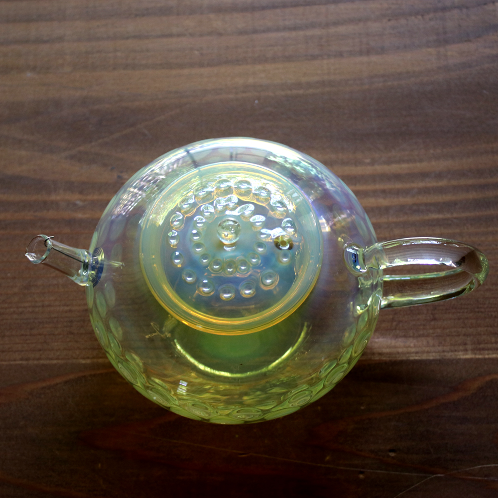 glass atelierえむに 月色のポット(耐熱ガラス) 500cc | J-spirit