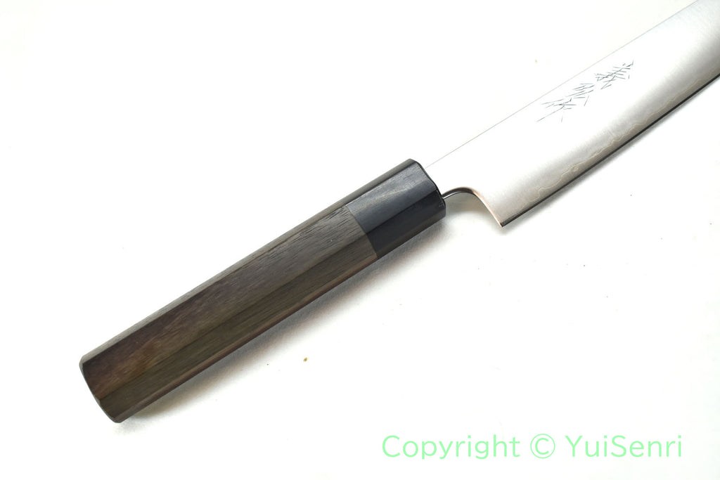 義弘《青紙スーパー》和筋引 240 mm【紫檀八角柄】 – YuiSenri