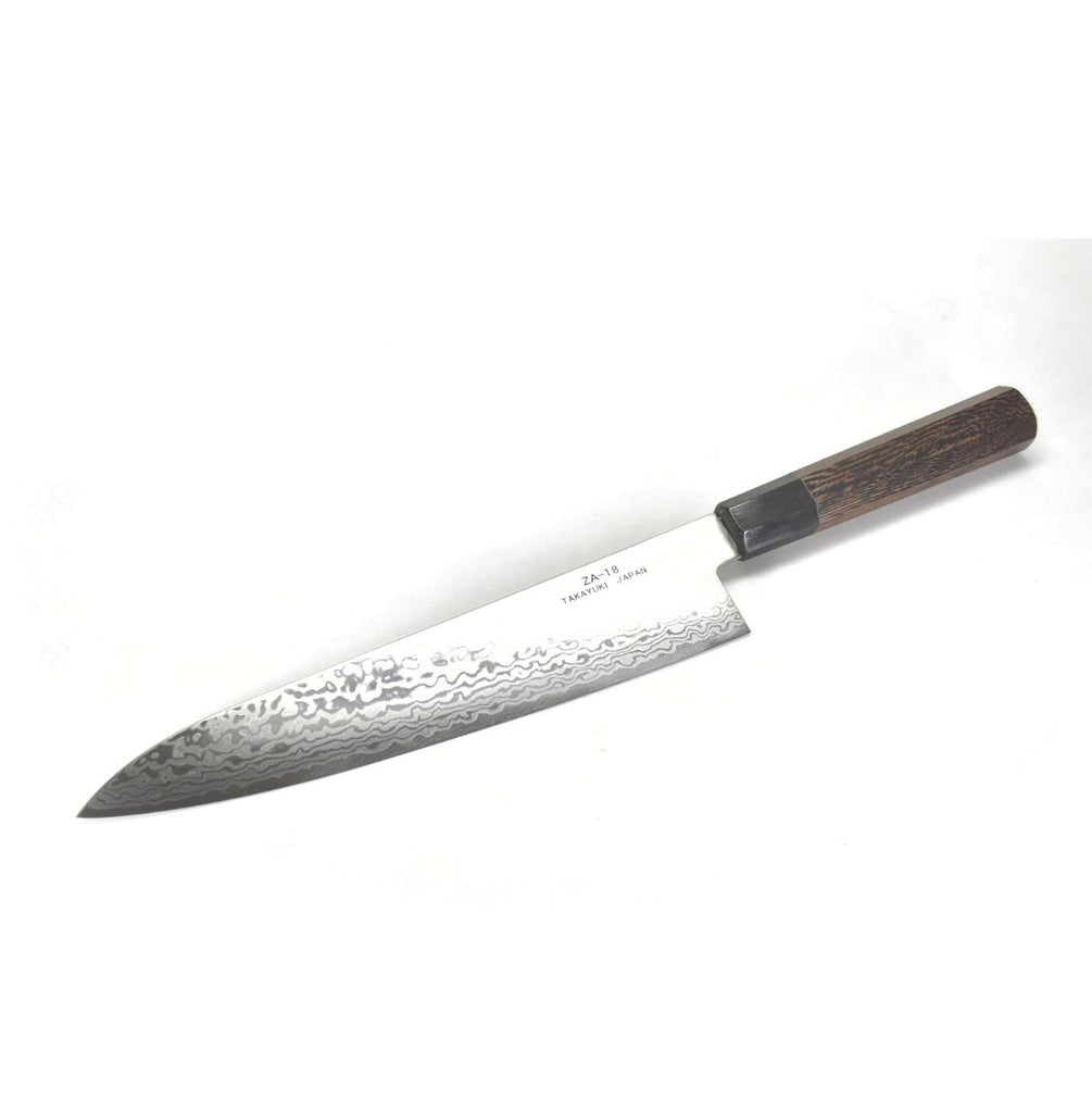 堺孝行《銀河》ZA-18 69層ダマスカス 和牛刀【ウェンジ水牛八角柄