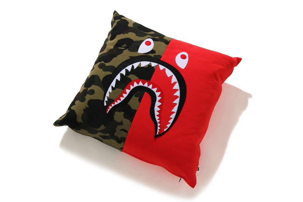 1ST CAMO SHARK SQUARE CUSHION | bape.com