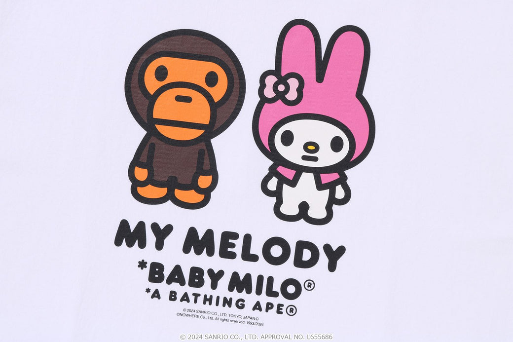 BABY MILO X MY MELODY 】TEE | bape.com