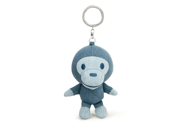 BABY MILO PLUSH DENIM DOLL KEYCHAIN | bape.com