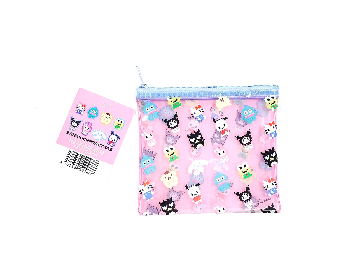 ミニフラットポーチ サンリオキャラクターズ 8bit - 100均 通販