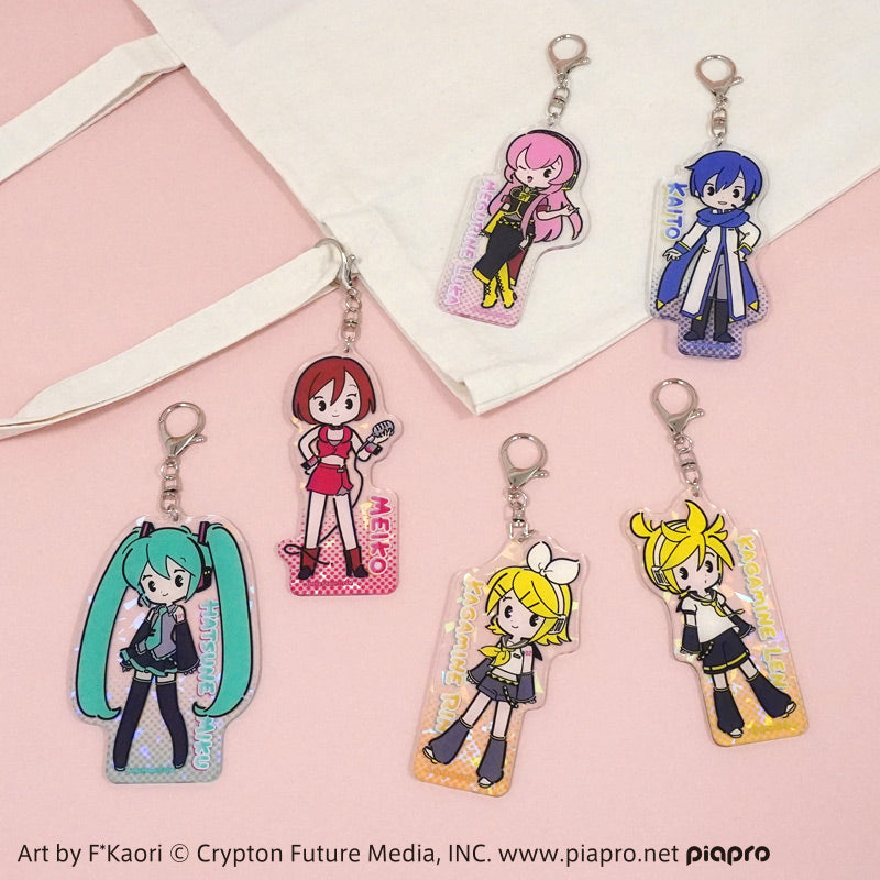 初音ミク ビッグアクリルキーホルダー プチシリーズ - 100均 通販