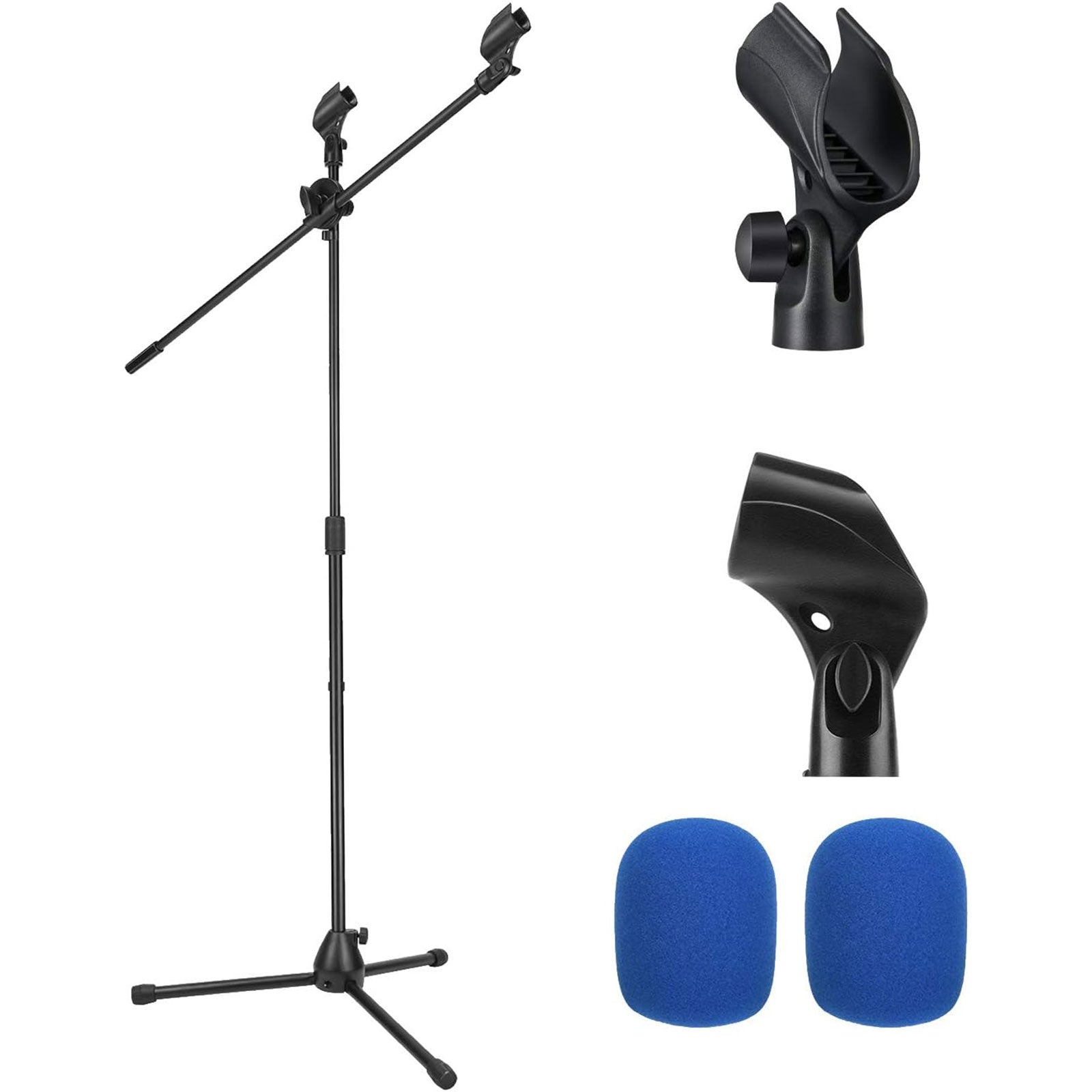 MMs-3 デュアルユース 高さ調節 三脚ブームマイクスタンド 収納袋付き