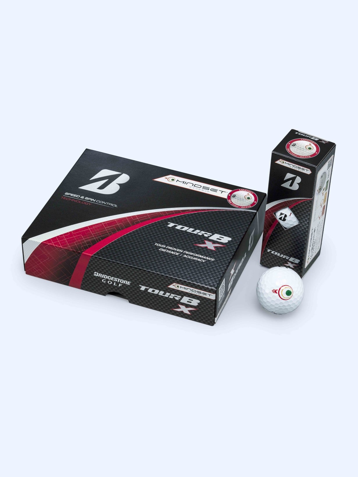 TOUR B X（ホワイト） マインドセット [1ダース：12個](ホワイト