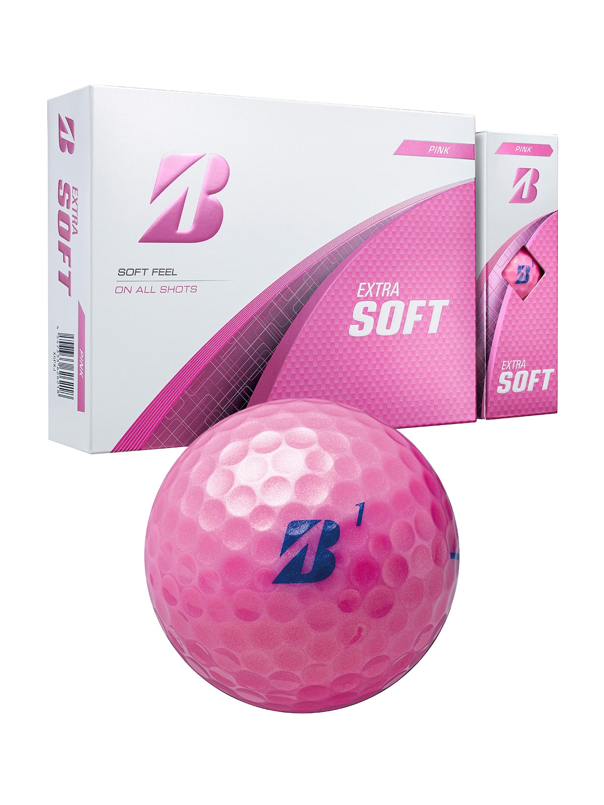 オウンネーム】EXTRA SOFT（ピンク） [1ダース：12個](ピンク): ボール
