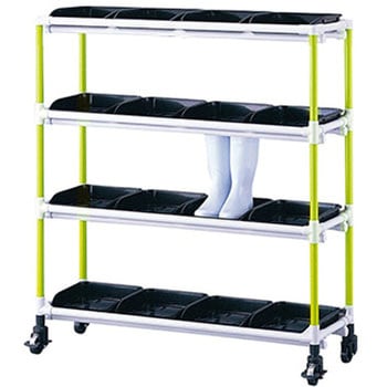 抗菌長靴ラック 4列 矢崎化工 クリーンベンチ 【通販モノタロウ】