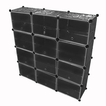 シューズボックス 組み立て式 収納ラック 大容量 126cm 5kg耐荷重 PP