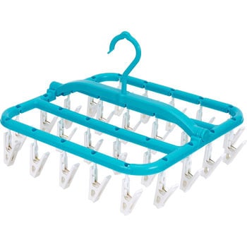 W-432 スーパー 小物まとめ干しハンガー LEC(レック) ピンチ数26個