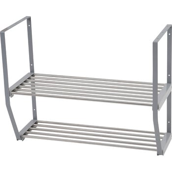 キッチンラック ステンレス 伸縮式 ネジタイプ 1個 モノタロウ 【通販