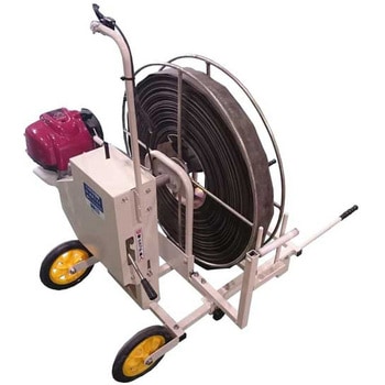 MM35HC 灌水ホース自動巻取機(エンジン式) 岡山農栄社 長さ100m MM35HC