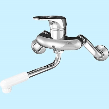 192-301 シングルレバー混合栓 カクダイ 逆止 給湯制限機能付 吐水口長