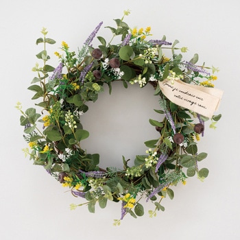 フルリールアレンジメント/ナチュラルリース HEADS(ヘッズ) フェイク