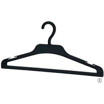 プラスチック製ハンガー アズワン トップス用ハンガー 【通販モノタロウ】