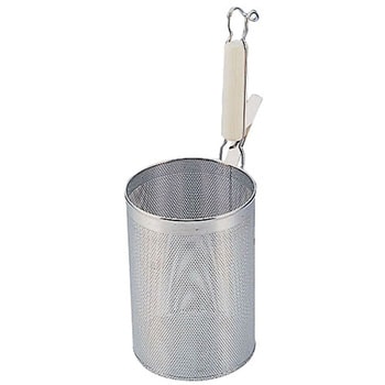 UK18-8木柄パンチング スパゲッティてぼ UK(三宝) てぼ・煮ざる 【通販