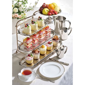 3210050 UK18-8 3段小判ケーキスタンドA 1個 UK(三宝) 【通販モノタロウ】