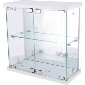 63946 卓上ガラスコレクションケース WH 1個 不二貿易 【通販モノタロウ】