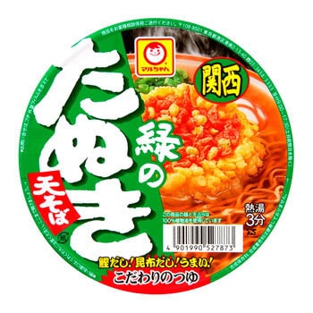 緑のたぬき天そば(関西) 1ケース(12個) 東洋水産(マルちゃん) 【通販