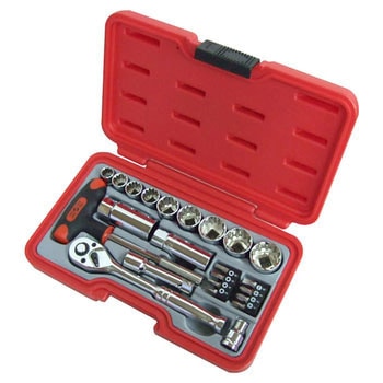 H-3023 23pcs.ソケットレンチセット HARD HEAD 差込角9.5mm 1セット(23