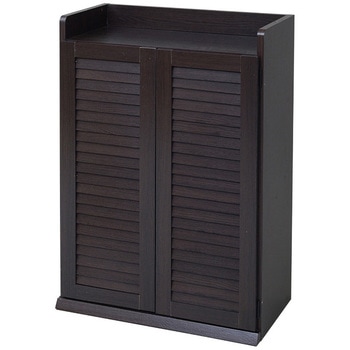 ルーバー扉式 靴箱 幅60 奥行33下駄箱 シューズボックス シューズ