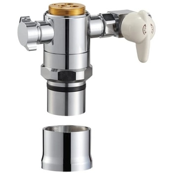 B98-AU6 シングル混合栓用分岐アダプター 1個 SANEI(旧:三栄水栓製作所