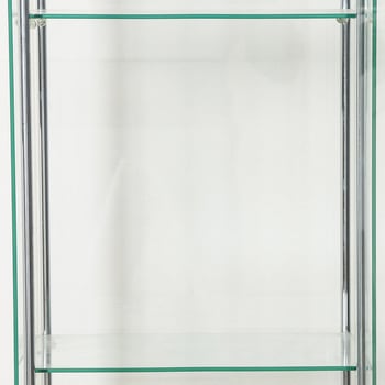 96047 ガラスコレクションケース 4段 不二貿易 ブラウン色 - 【通販