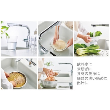 キッチン用浄水器内蔵シャワー混合水栓(スパウトイン型) トクラス