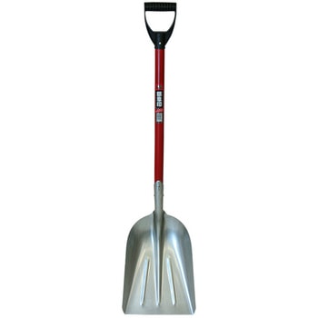 3528 D柄アルミスコップ #3 長柄付 浅香工業 全長1160mm - 【通販