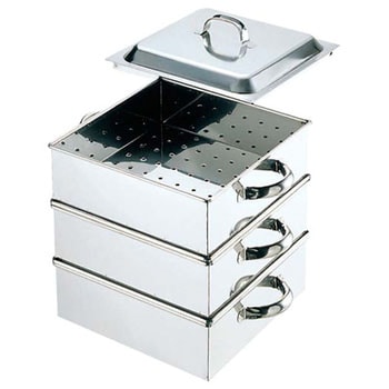 EBM 18-8 業務用角蒸器 EBM(江部松商事) 蒸し鍋 【通販モノタロウ】