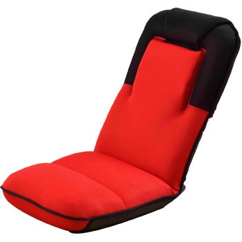 YMAZ-1(RD) エアーストレッチ機能搭載 エアポール座椅子 1台 YAMAZEN