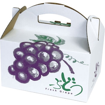 L-2395 ぶどうの里 手提 小 ヤマニパッケージ 果物・フルーツ 本体 外