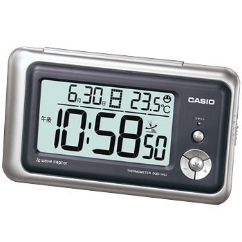 DQD-140J-8JF デジタル電波置時計(温度計) 1台 カシオ計算機 【通販