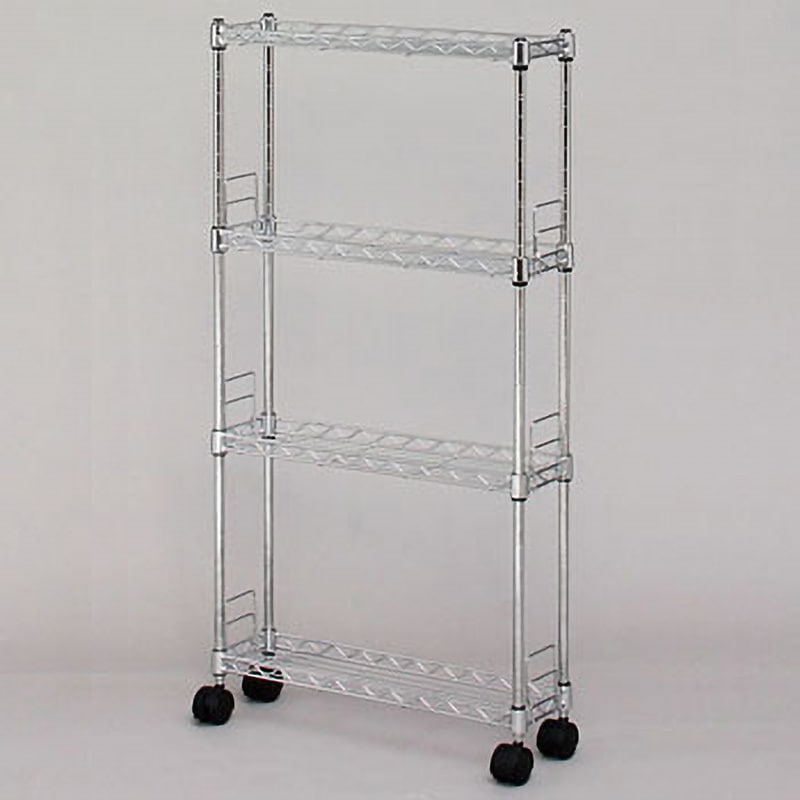 MK-1508N メタルラック (R) メタルスリム 幅15cm~33cm×奥行48cm～49cm