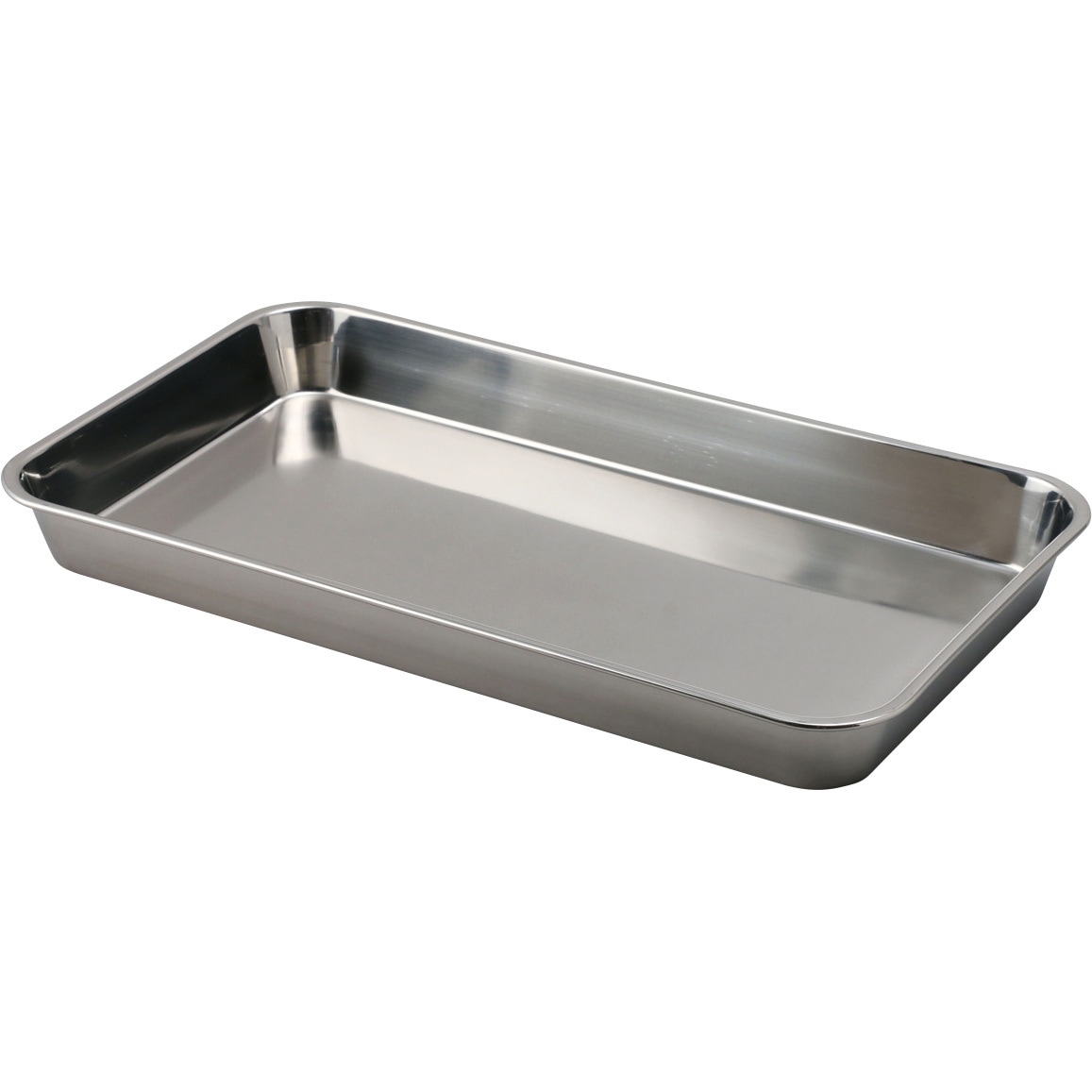 6枚取4/5 18-8(SUS304) 浅型角バット クローバー(大屋製作所) 容量4.5L