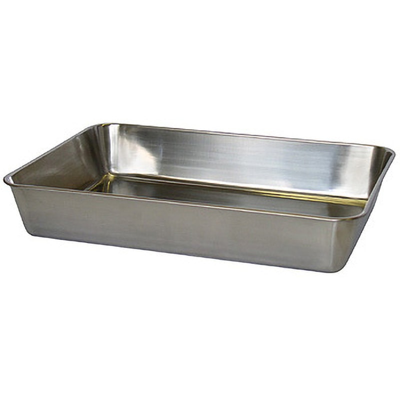 3枚取 18-8(SUS304)深型角バット クローバー(大屋製作所) 容量22L