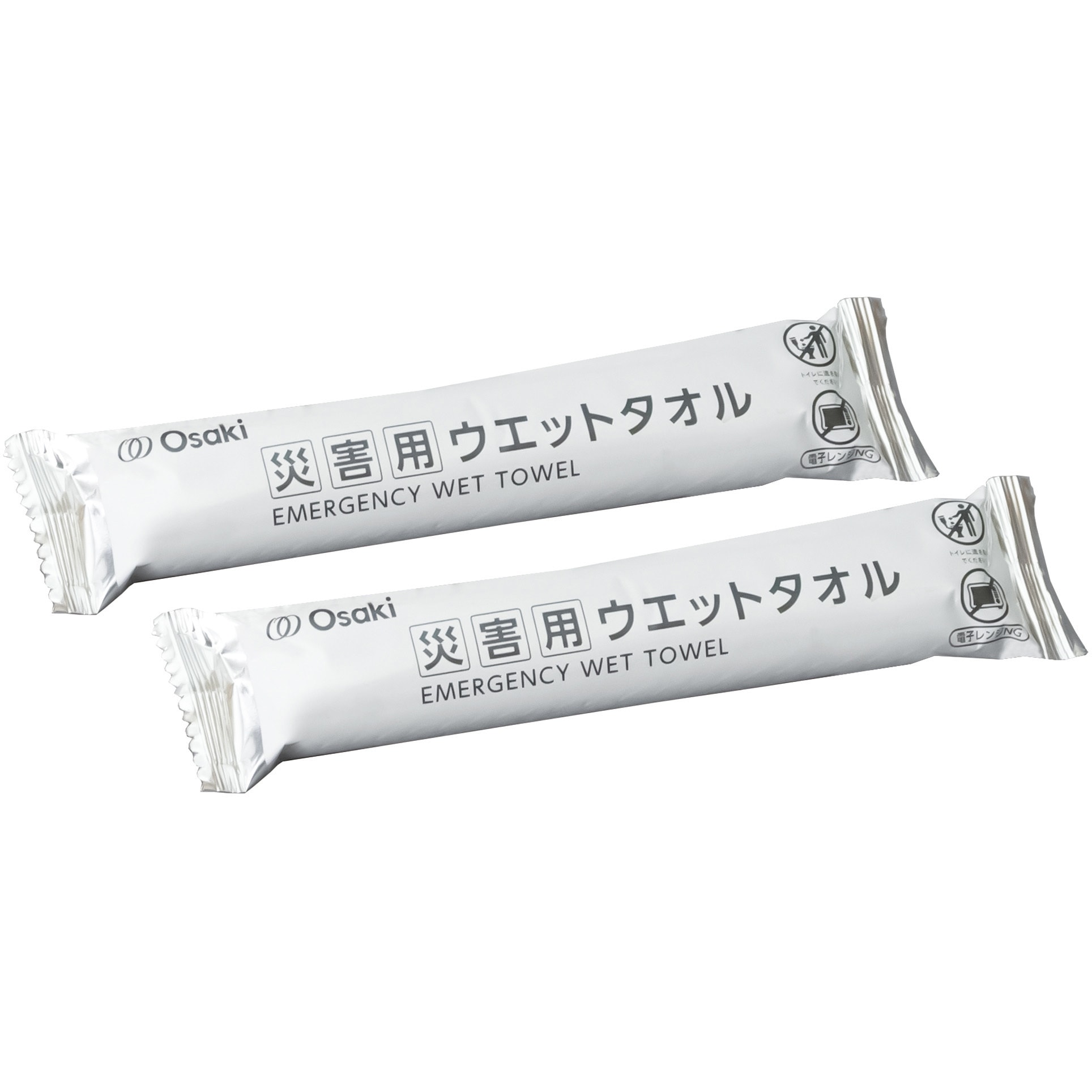 74999 災害用 大判ウエットタオル 使用期限7年 1袋(7本) オオサキ