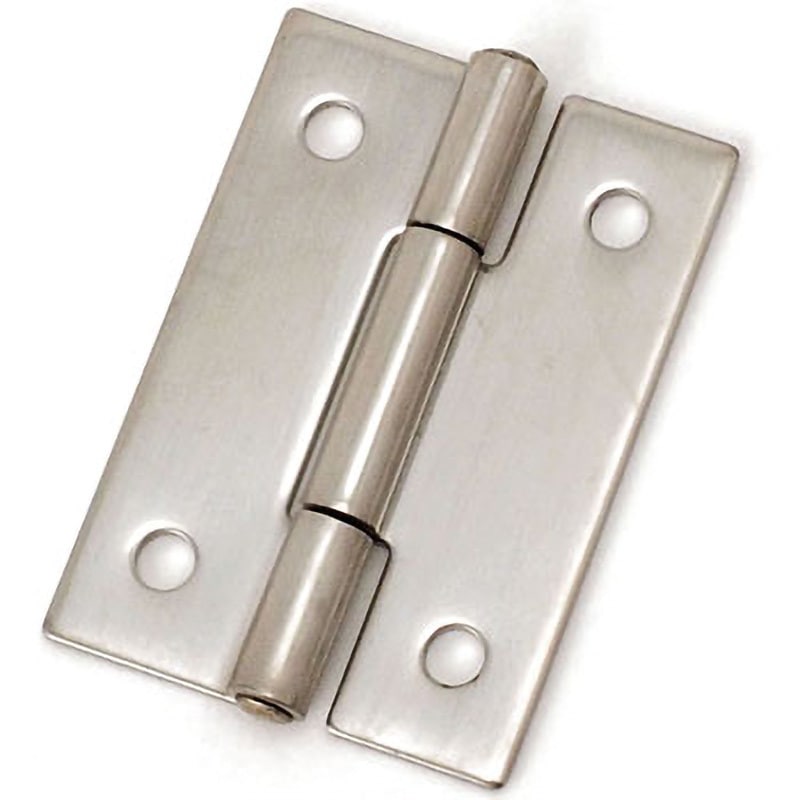 TLS-50B ステンレス平型蝶番(穴あり) 1個 TRUSCO 【通販モノタロウ】